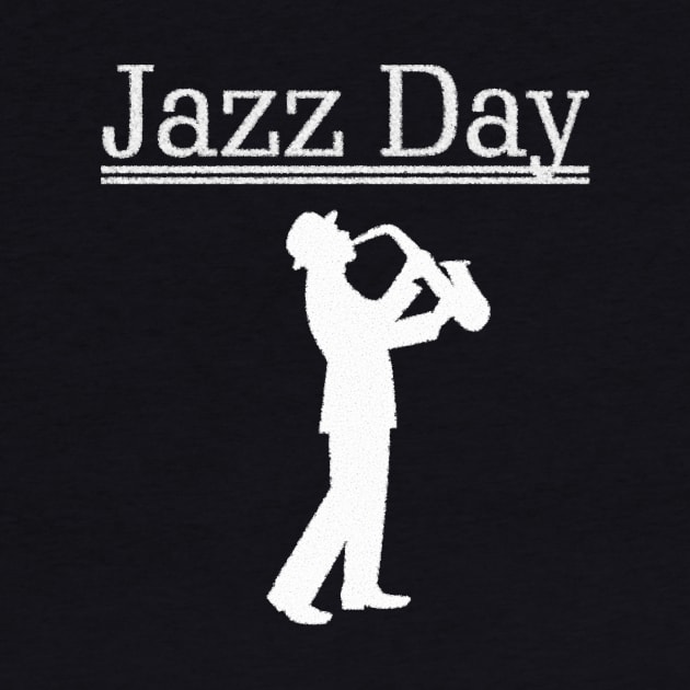 Cool Jazz Day shirt for jazz day on 30th april 2018 by Unelmoija